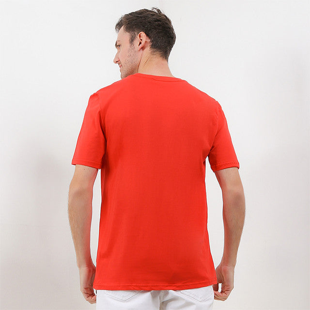 Hush Puppies Pakaian Pria T Shirt Bsc Adhesh 5 In Red