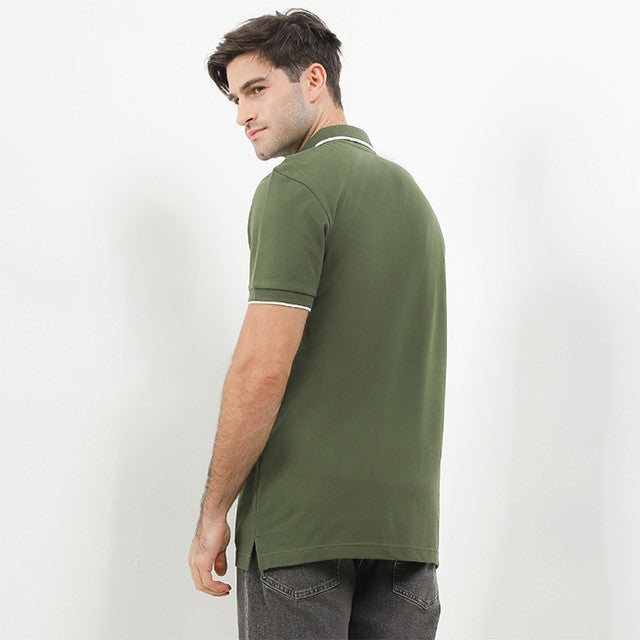 Hush Puppies Pakaian Pria Polo Fore In Green