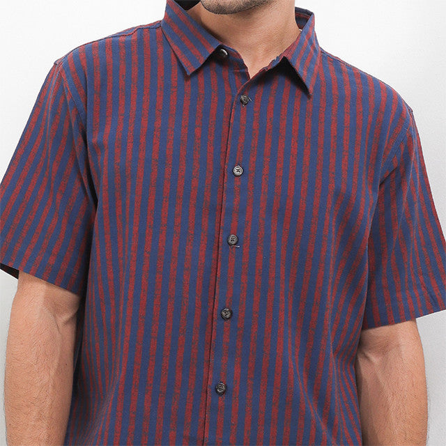 Obermain Pakaian Pria Shirt Bay In Navy