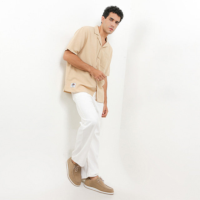 Obermain Pakaian Pria Shirt Finn In Beige