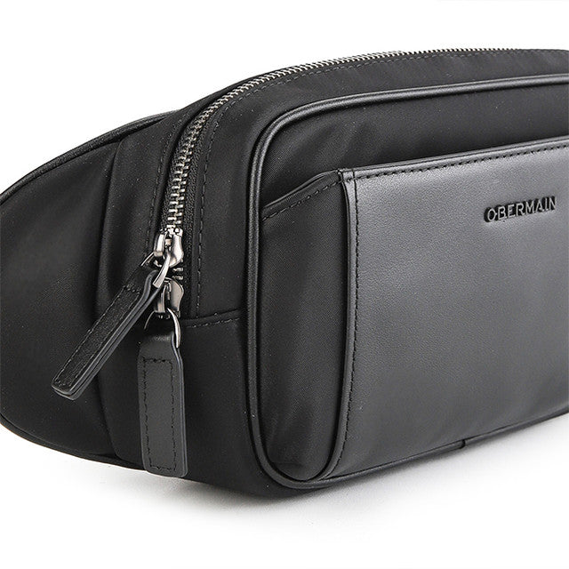Obermain Tas Pria Bailey Waist Bag In Black