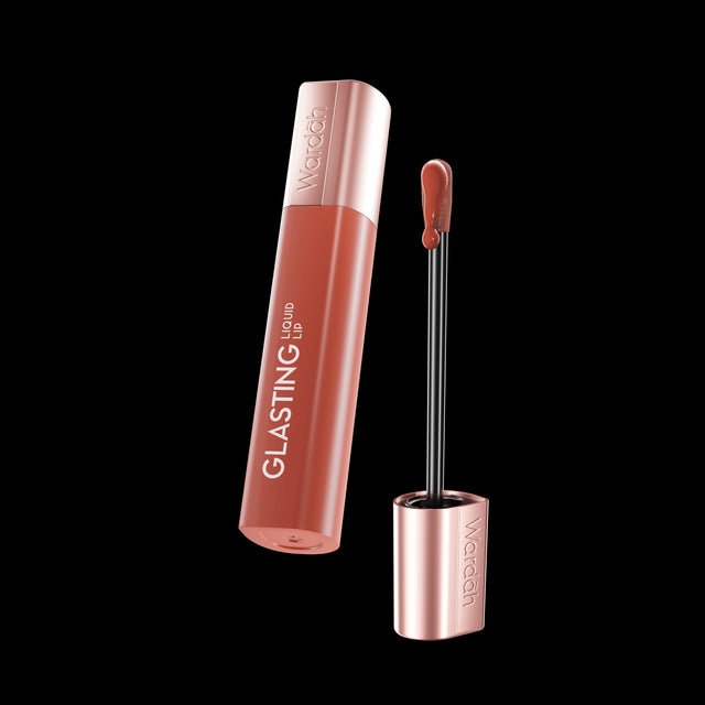 Wardah Glasting Liquid Lip 03 Dazzle Maple