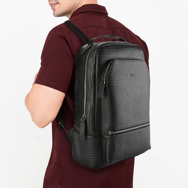 Obermain Bags Pria Brad Backpack - L In Black