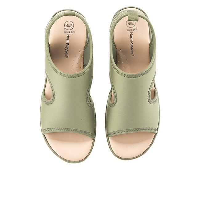 Hush Puppies Sandal Wanita Sandals Dorothy Reese In Olive