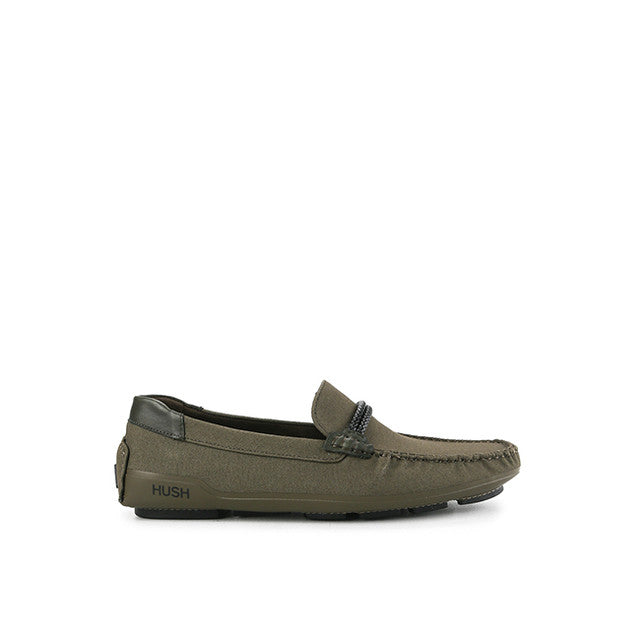 Hush Puppies Sepatu Pria Loafers Tennov Cave Saddle Loafer In Olive