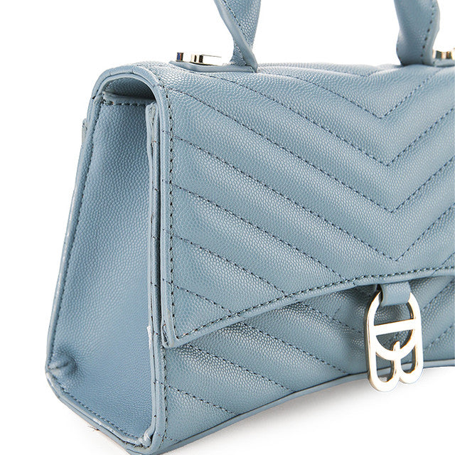 Layla Top Handle Bag (S) In Dusty Blue