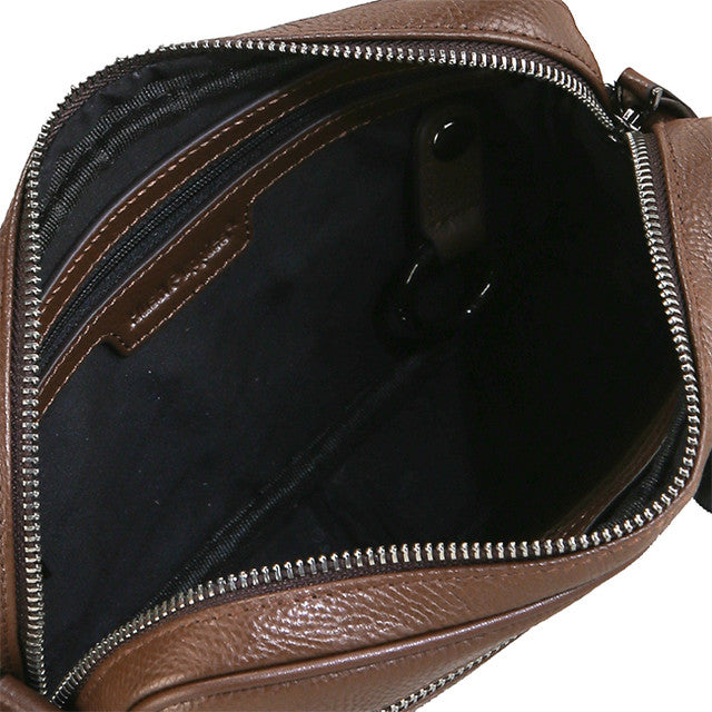 Hush Puppies Tas Pria Fugol Clutch/Messenger Bag In Chocolate