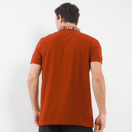 Hush Puppies Pakaian Pria Polo Piko In Maroon