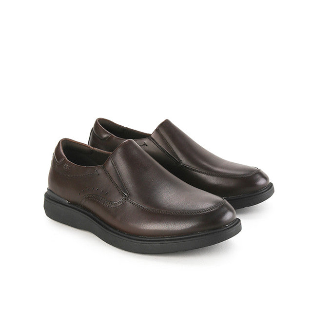 Hush Puppies Sepatu Pria Alpha Slip On In Coffee