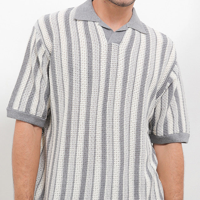 Obermain Pakaian Pria Polo Flint In Light Grey