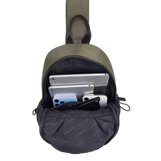 Hush Puppies Tas Pria King Chest Bag In Khaki