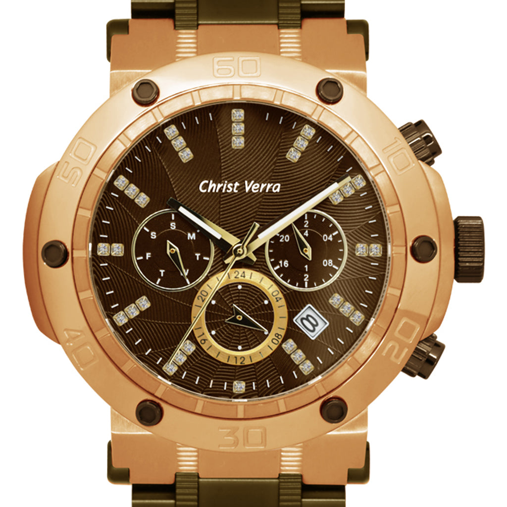 Christ Verra Men'S Watches Cv 52283Gd-17 Brn