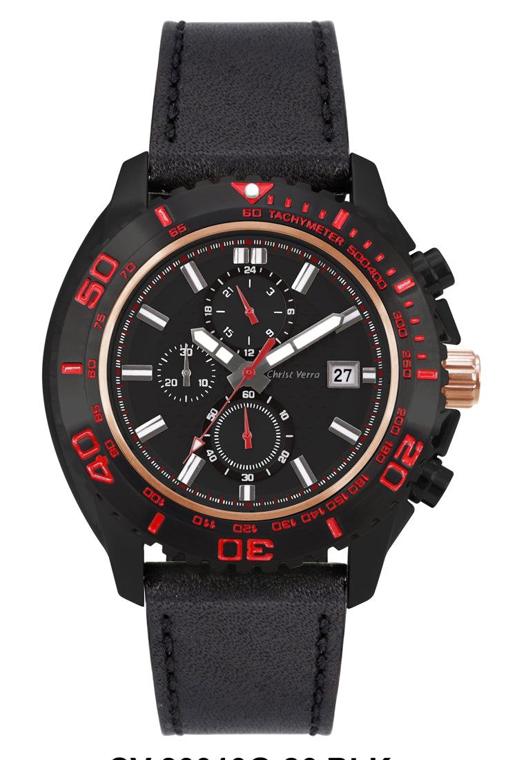 Christ Verra Men'S Watches Cv 80019G-26 Blk