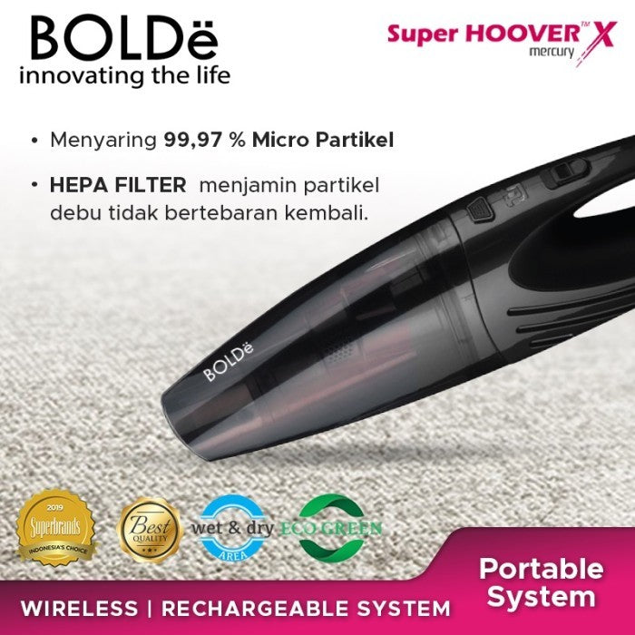 Bolde Super Hoover Mercury - Black