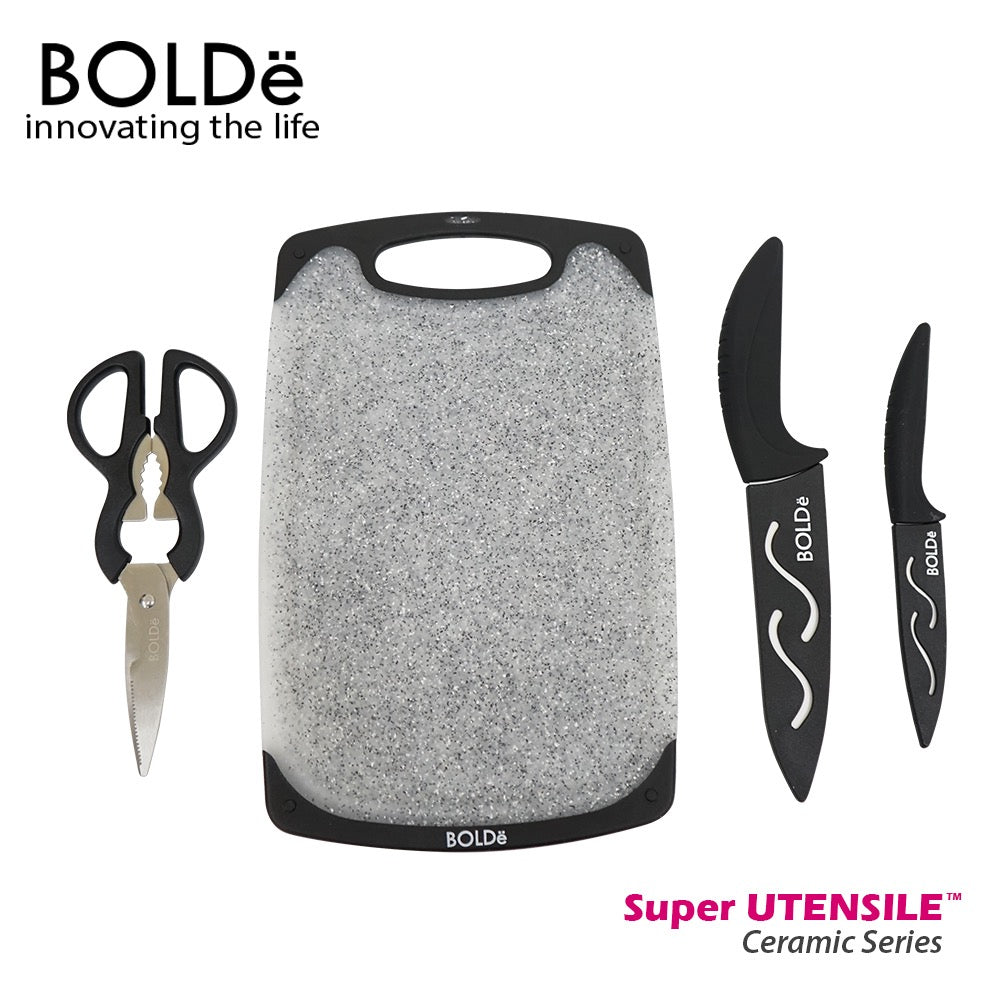 BOLDe Super Utensil Cutting Board Set 3+1