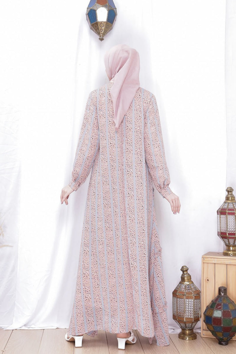 Naomi Soft Brown dress (motif dot)