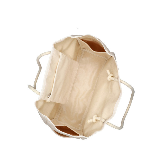 Canvas Easy Tote In Meringue Canvas Logo