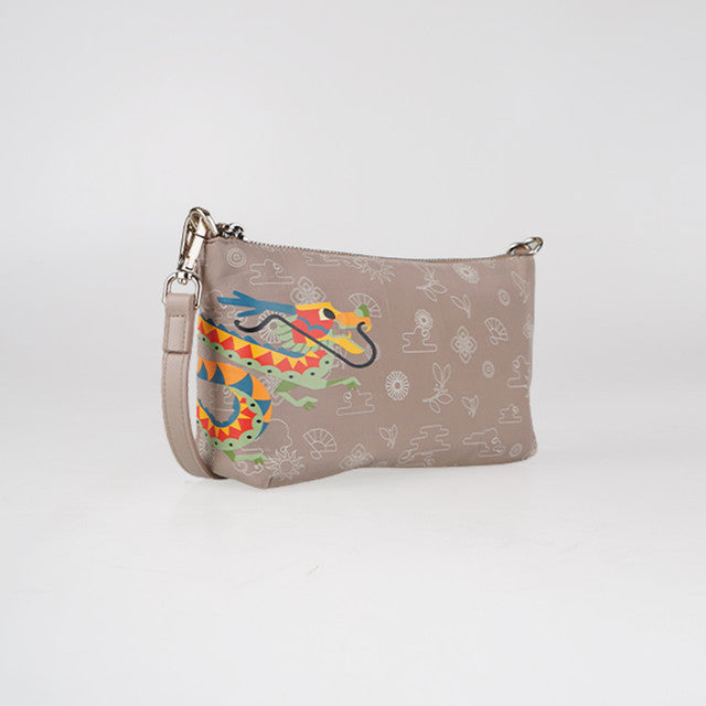 Obermain Accessories Wanita Pouch Dragon Madison Pouch In Beige