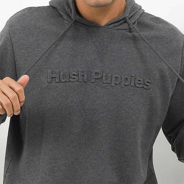 Hush Puppies Pakaian Pria Sweaters Bsc Munched 4 In Dark Gray