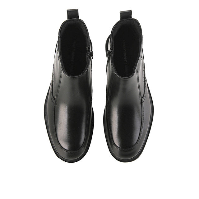 Hush Puppies Sepatu Pria Alpha Zip Boots In Black