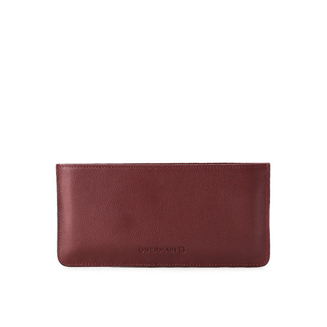 Obermain Accessories Pria Card Holder Carlo Cardholder In Maroon M