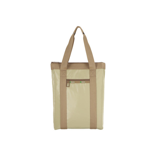 N/S Zip Tote In 50Th Khaki Shine