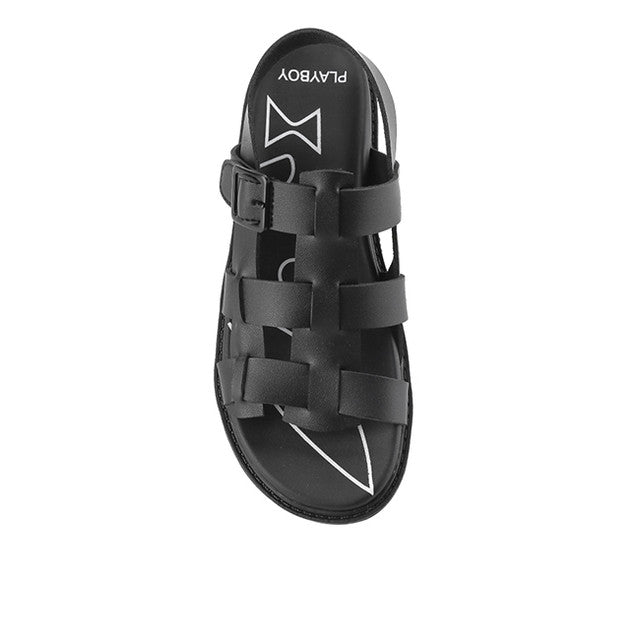 Playboy Sandal Wanita Adelyn In Black