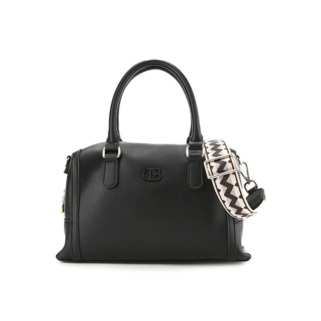Ava Top Handle Bag In Black