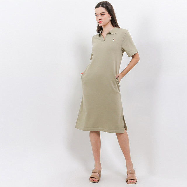 Hush Puppies Pakaian Wanita Dress Albeme In Olive