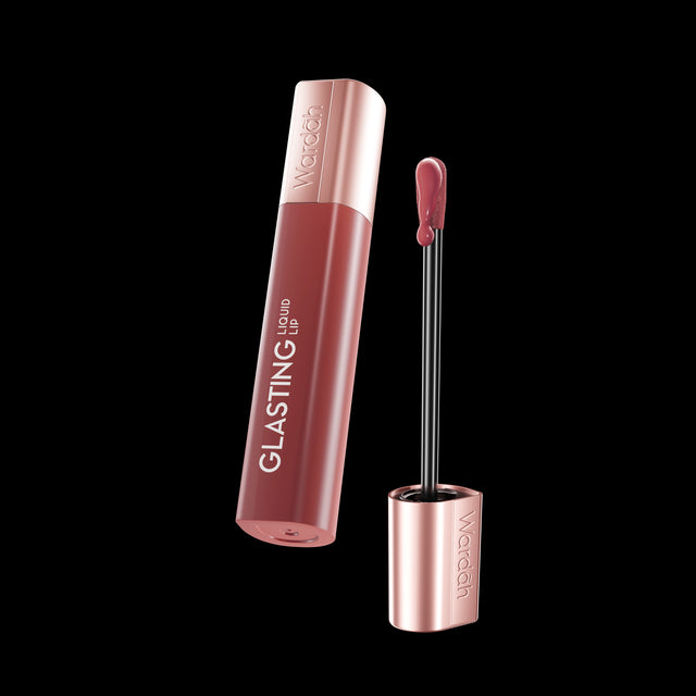 Wardah Glasting Liquid Lip 04 Rosewood Radiance