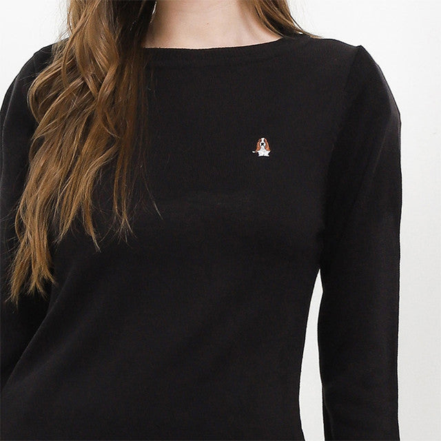 Hush Puppies Pakaian Wanita T Shirt Ony In Black