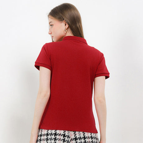 Hush Puppies Pakaian Wanita Ardith 5 Polo In Red