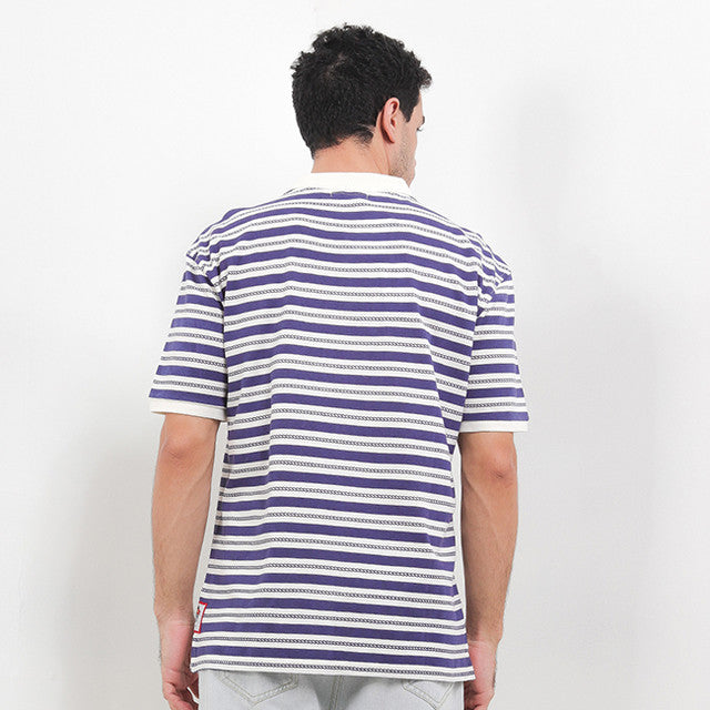 Obermain Pakaian Pria Polo Rope In White