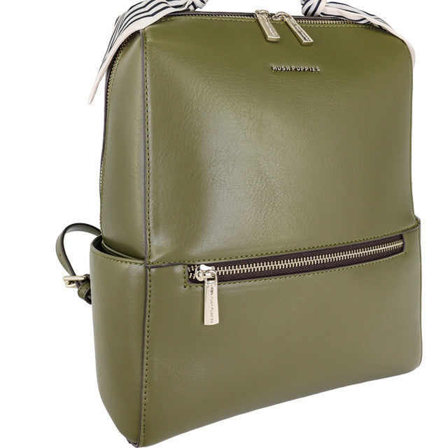 Hush Puppies Women Bags Veron Backpack M In Olive