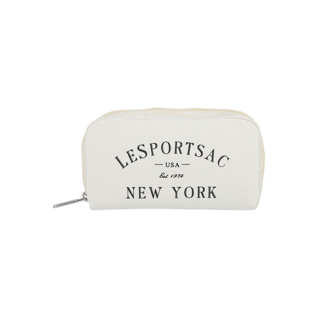 Rectangular Cosmetic In Meringue Logo Cosm