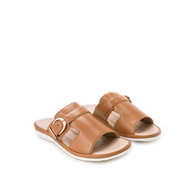 Hush Puppies Sandal Wanita Slide Monika Ava In Camel
