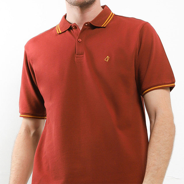 Obermain Pakaian Pria Boiler Ss Polo In Maroon