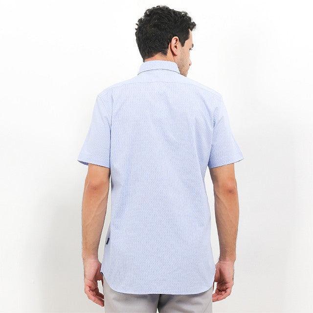 Hush Puppies Pakaian Pria Shirt 955 Chester In Light Blue