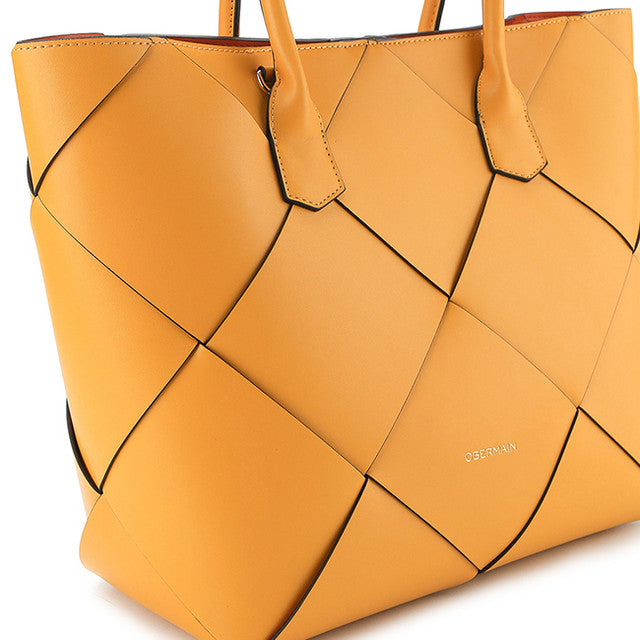 Charlotte Top Handle Bag (L) In Yellow