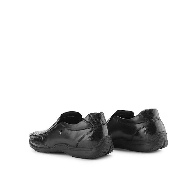 Playboy Sepatu Pria Lace Up Albania Slip On In Black