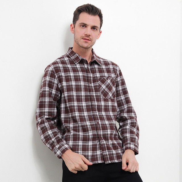 Hush Puppies Pakaian Pria Shirt Jimnu In Brown