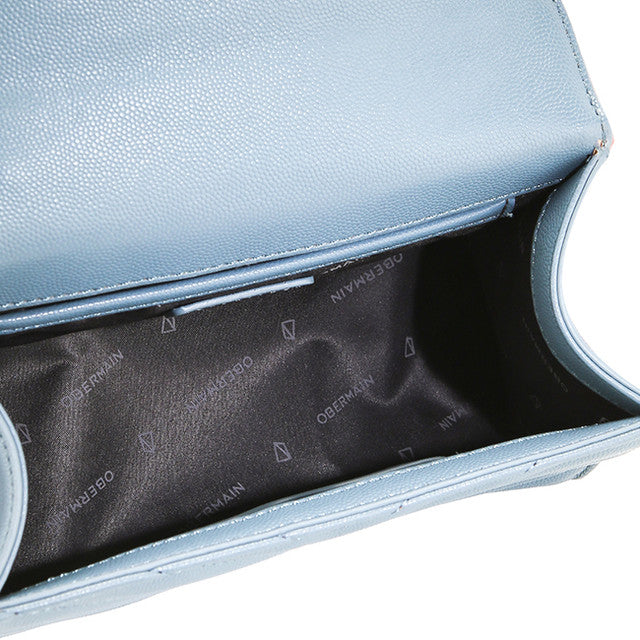 Layla Top Handle Bag (S) In Dusty Blue