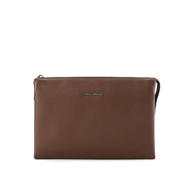Obermain Bags Pria Clutch Blake Clutch In Brown L