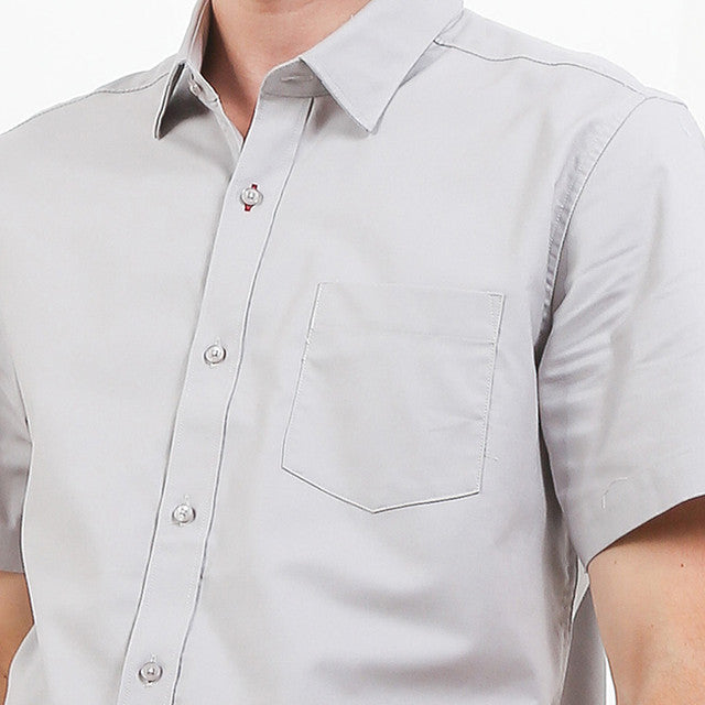 Hush Puppies Pakaian Pria Shirt 955 Reef In Grey