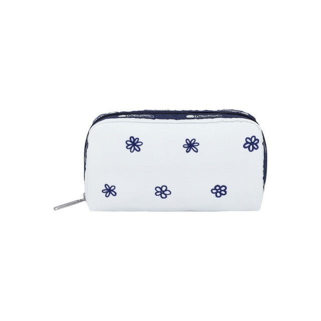 Rectangular Cosmetic In white