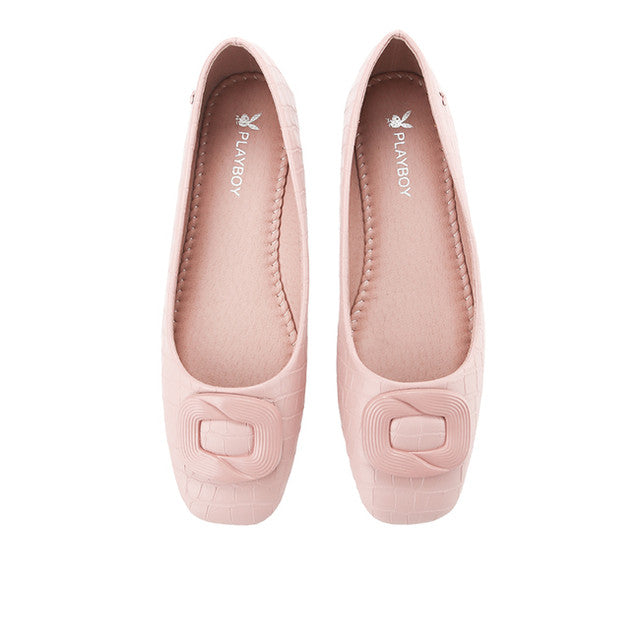 Playboy Sepatu Wanita Flats Zenaida In Nude