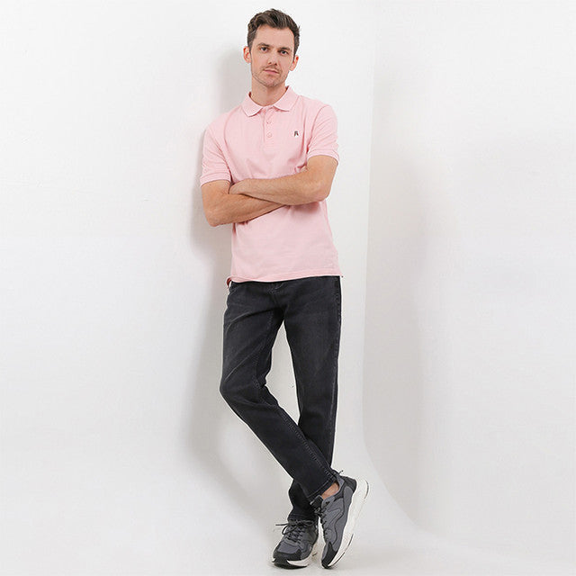 Hush Puppies Pakaian Pria Polo Bsc Tangelo In Pink