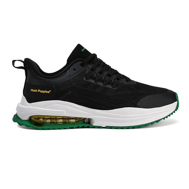 Hush Puppies Sepatu Pria Sneakers Collins In Black