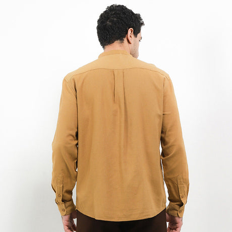 Hush Puppies Pakaian Pria Shirt Quinoa In Brown