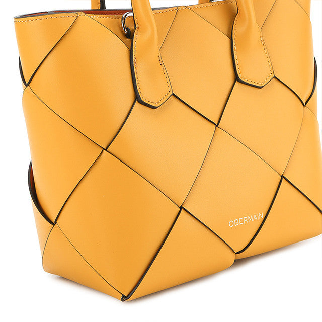 Obermain Tas Wanita Charlotte Top Handle Bag (M) In Yellow
